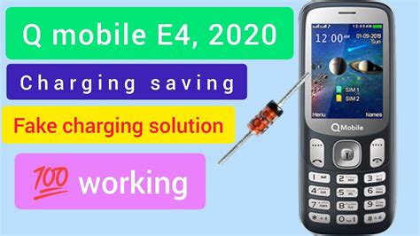 Q Mobile E4 2020 All China Keypad Mobile Charging Icfake Charging