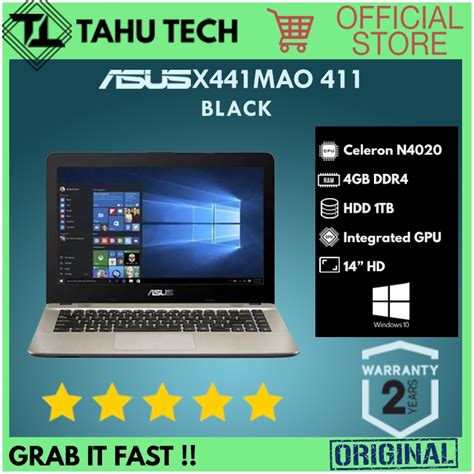 Jual Laptop Asus Vivobook X Mao Intel Celeron N Ram Gb Hdd