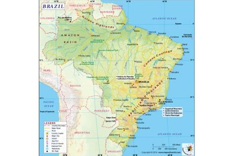 MapsofWorld On Twitter Explore Brazil S Unique Geography And