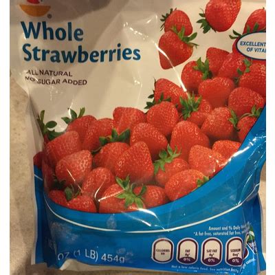 Calories In Cup Frozen Strawberries