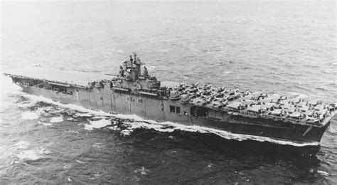 The Us Navy Aircraft Carrier Uss Lexington Cv 16 Underway On 12