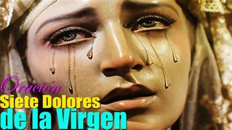 Oración a los siete dolores de la virgen maría