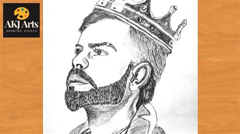 virat kohli drawing easy   draw virat kohli step  step