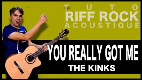 The Kinks You Really Got Me [tuto Riff Guitare Acoustique] Youtube