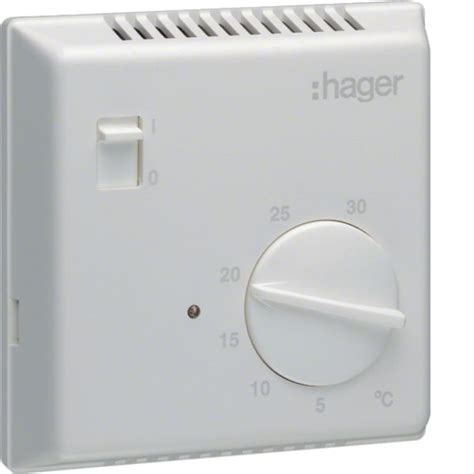 Raumthermostat Bimetall Schlie Er E A Ek Hager