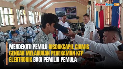 Jelang Pemilu Disdukcapil Ciamis Gencar Jemput Bola Rekam Ktp El