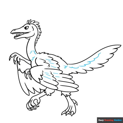 How To Draw An Archaeopteryx Really Easy Drawing Tutorial