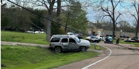 Vehicle Strikes Utility Pole Causes Power Outage In Area Mississippi