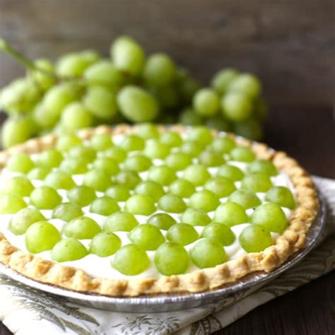 Tartaleta fácil de uvas blancas En Mi Cocina Hoy