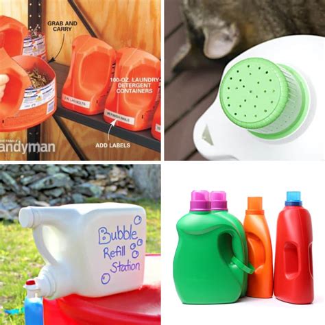 Fun And Creative Ways To Upcycle Empty Laundry Detergent Off