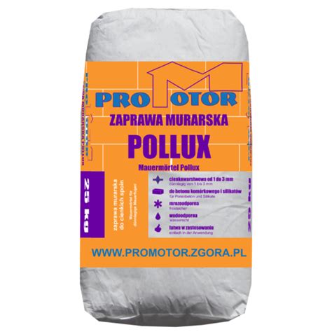 Zaprawa Murarska Cienkowarstwowa Pollux Promotor Promotor Store