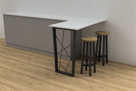 Breakfast Bar Legs - Custom Made Worktop Legs