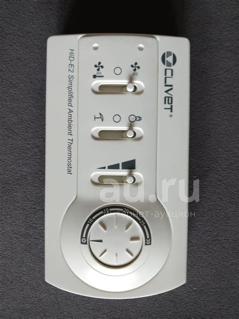 Clivet hid-e2 термостат пульт управления фанкойлом, теплым полом ...
