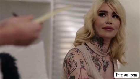 Horny Trans Woman Gracie Jane Licks And Fucks Bed Sellers Ass