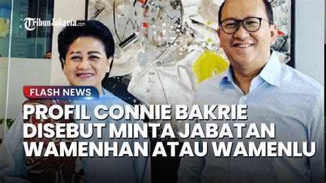 PROFIL Connie Bakrie Analis Militer Yang Disebut Ketua TKN Minta