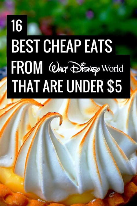 Best Cheap Eats At Disney World For Under 5 Disney World Essen Disney