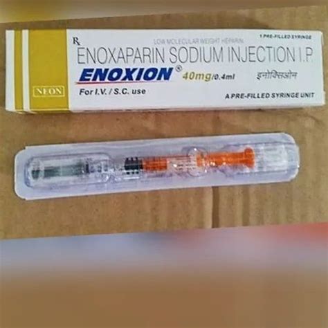 Enoxion 60 Mg 0 6 Ml At Rs 500 Piece Enoxaparin Sodium Injection In