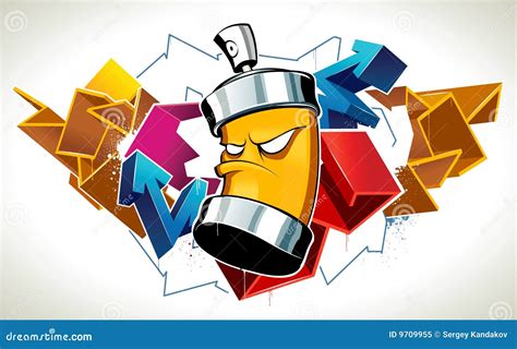 Cool Graffiti Royalty Free Stock Photo - Image: 9709955