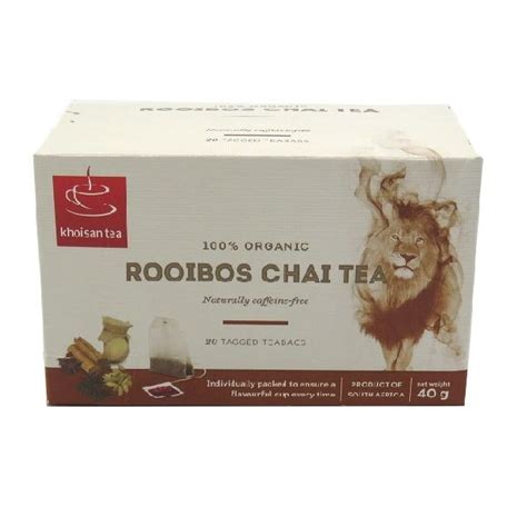 Khoisan Organic Rooibos Chai Tea Sachets