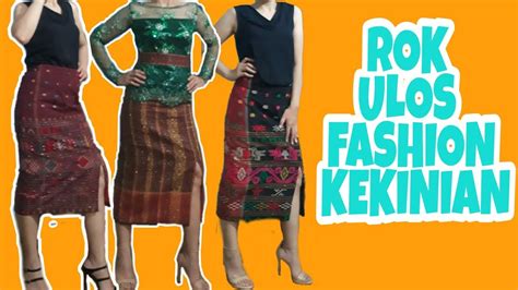 Cara Membuat Rok Span Ulos Batak Fashion Pencil Skirt Tutorial Cara