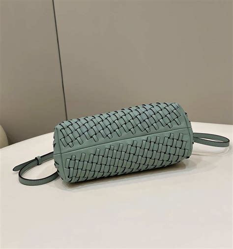 Fendi Bp First Small Green Braided Leather Bag Wholesales