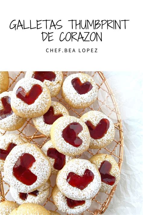 Galletas Thumbprint De Corazon La Soleta Arte En Cocina Receta