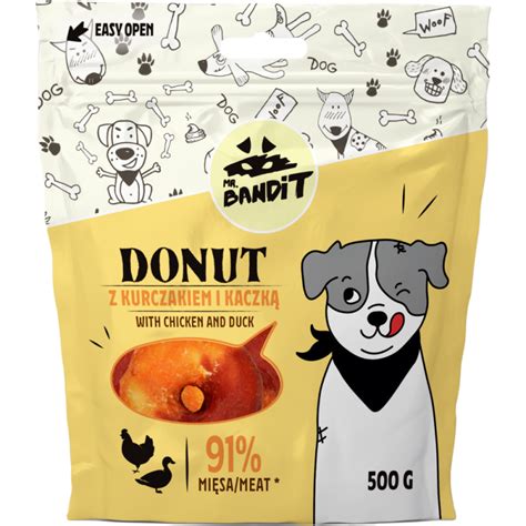 Mr Bandit Donut Pui Si Rata 500 G 61 00 RON PetMart PetShop