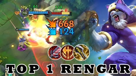 Wild Rift Rengar Top Rengar Gameplay Rank Master Youtube