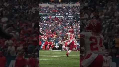 Sky Moore Fumbles The Ball For The Chiefs Footballshorts Shorts