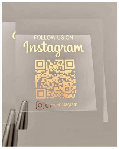 [video] [video] Follow Us On Instagram Qr Code Sticker Metallic Foil Social Media Sticker Small