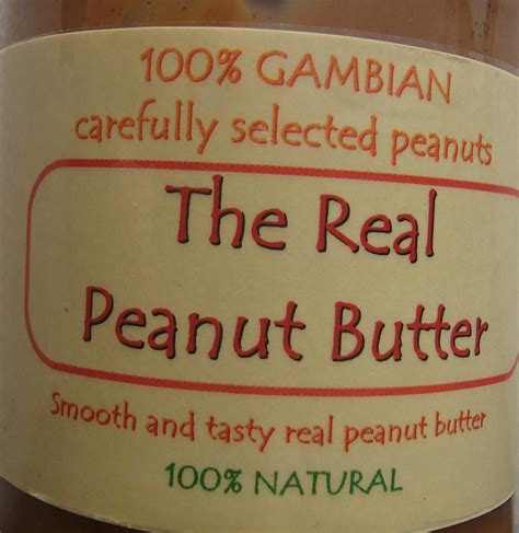 Gambian Peanut Butter Travel As Volunteer