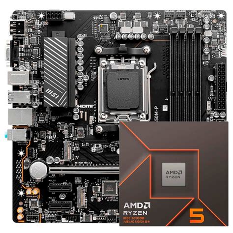 Kit Upgrade AMD Ryzen 5 8600G Placa Mãe Chipset B650 PATOLOCO