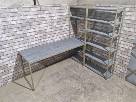 Купить Стеллаж, стол лофт | Мебель в Стиле Лофт - EasyLoft