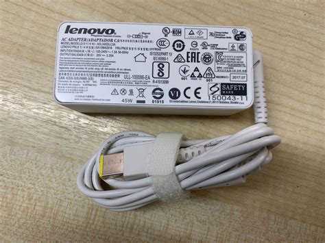 Genuine Lenovo 20v 2 25a Charger Adapter 5a10h03910 ADLX45DLC3A For