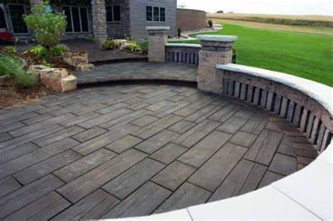 Top 50 Best Stamped Concrete Patio Ideas - Outdoor Space Designs