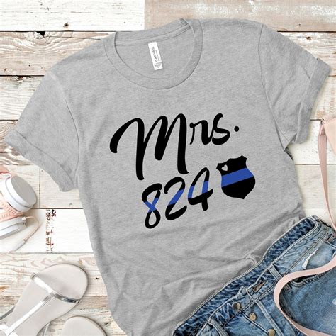 Police Wife Shirt Customize Shirt Leo Law Enforcement Wife Fiance