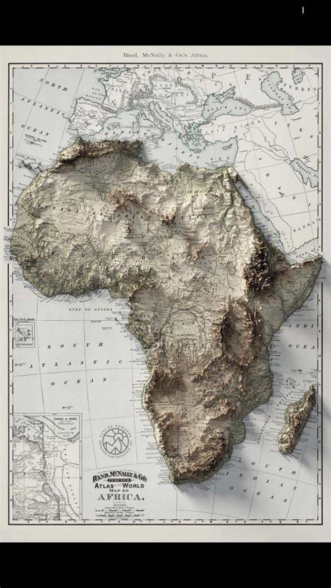 Topographic Map Of Africa Gag