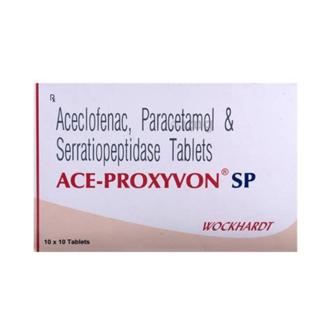 Ace Proxyvon Sp Tablet 10s Pharmacy360