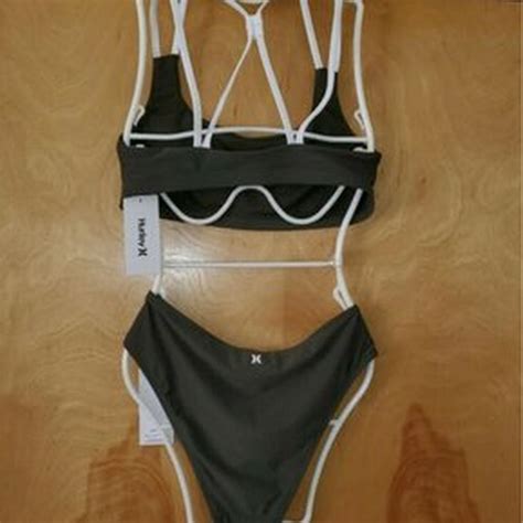 Ripley BIKINI MUJER HURLEY NEGRO TWO PIECE SWIMSUIT