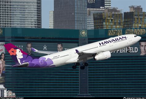 N381HA Hawaiian Airlines Airbus A330 243 Photo By Tom Ziegler ID