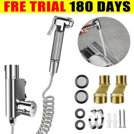 Concealed Bidet Mixer Spray Set For Hot And Cold Water By Thermostatic Valve Handheld Bidet