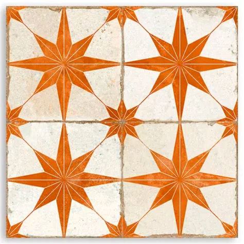 Azulejos Naranja Duritti Cer Mica