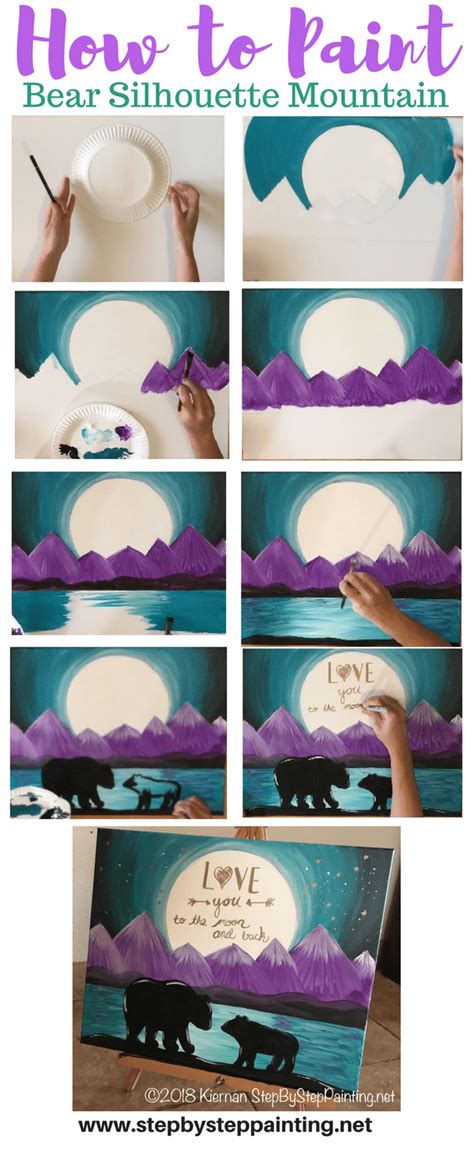 Bear Painting - Step By Step Acrylic Tutorial - With Pictures ...