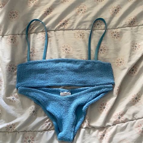 Hunza G Swim Hunza G Sky Blue Gigi Bikini Poshmark