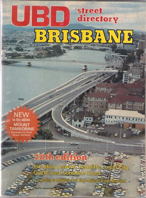 UBD Brisbane Street Directory 28th Edition 1984 Luke David O Rourke