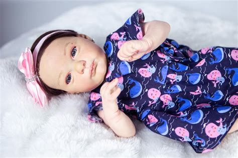 Beb Reborn Realista Sofia Fio A Fio Enxoval Pronta Mundo Azul E