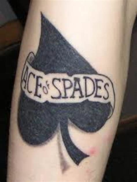 Spade And Ace Of Spade Tattoos Meanings Designs And Ideas Tatring