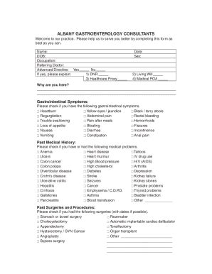 Fillable Online New Patient Forms - Gastroenterology Consultants Fax ...