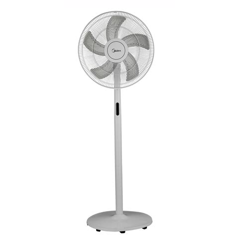 Ventilatore a piantana 5 pale Ø 40 cm bianco OBI