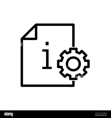 Information Icon Flat Pictogram For Web Line Stroke Simple Info